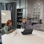 Student mee op 750 jaarboot!
